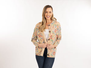 Sassy Duck Jaqueline Cardigan 5 Button French Country