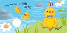 Load image into Gallery viewer, Squeaky Plush Board Book Five Little Ducks