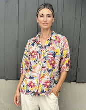Load image into Gallery viewer, Linen Blouse Floral