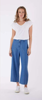 Frankie Tencel Pants Dark Denim