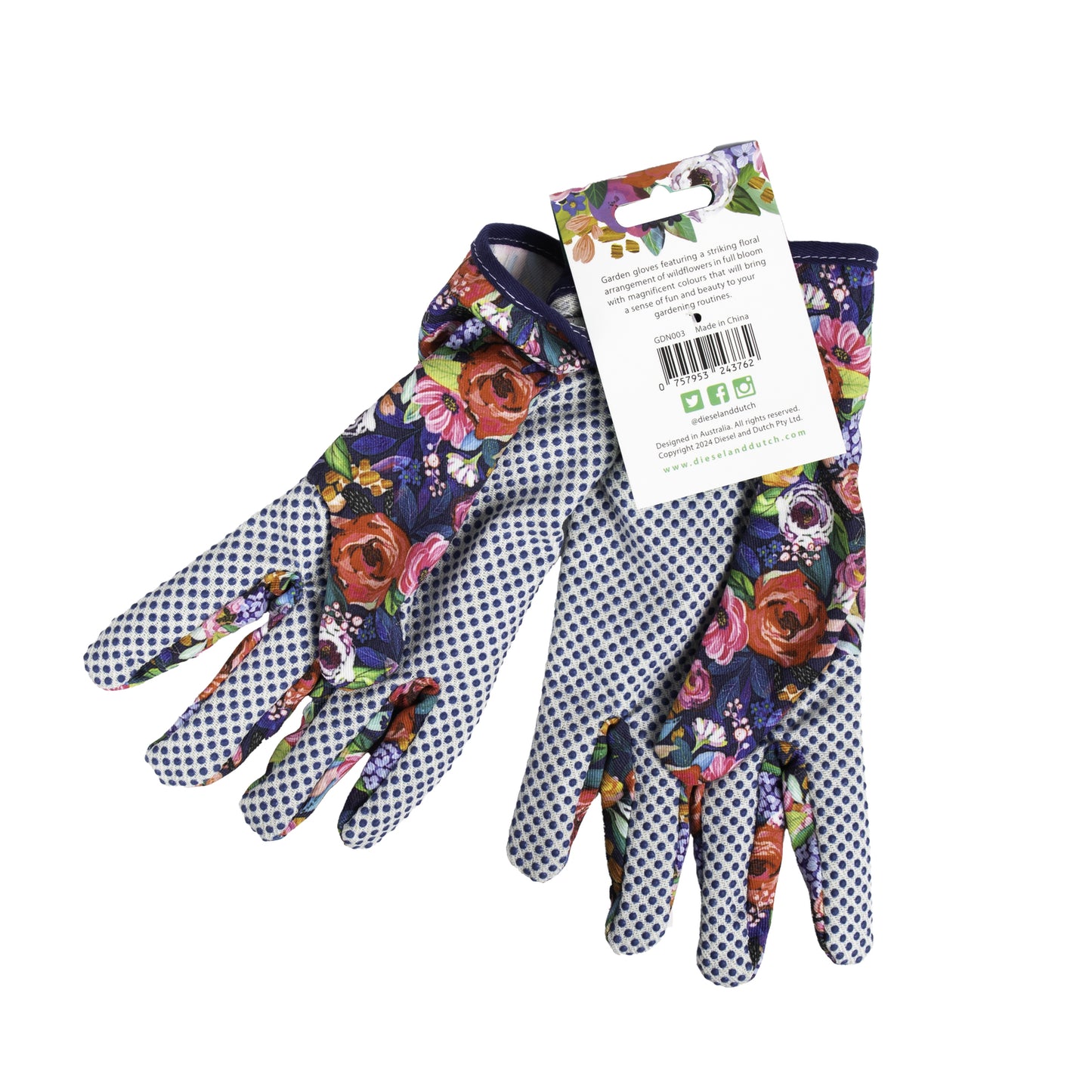 Wildflower Garden Gloves for Gardening