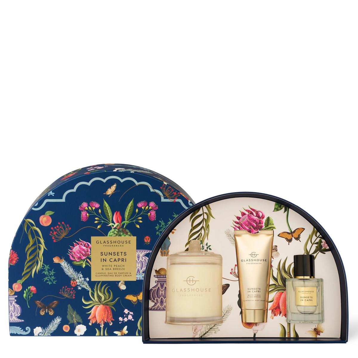 Glasshouse Fragrances Sunsets In Capri Gift Set