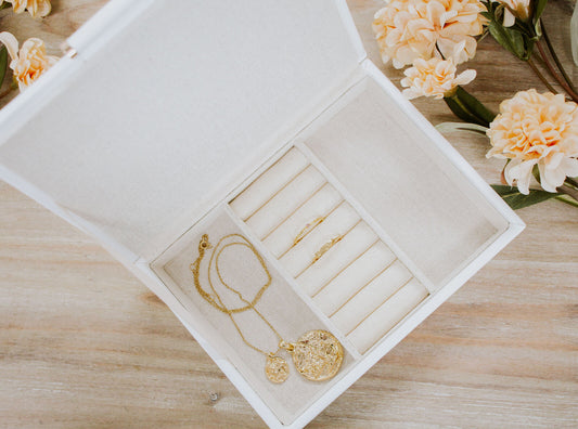 Jewellery Box Med White