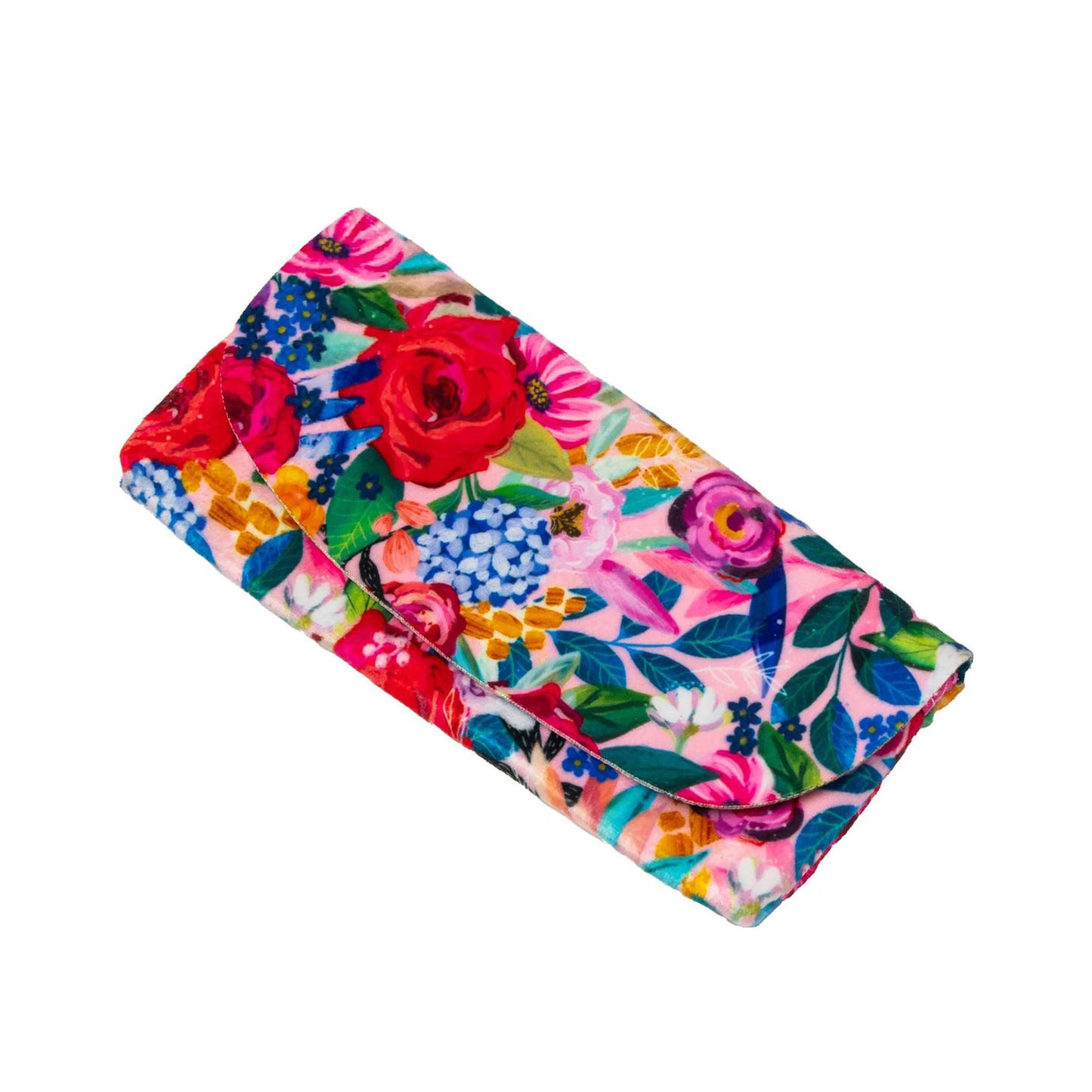 Wildflowers Velour Glasses Case