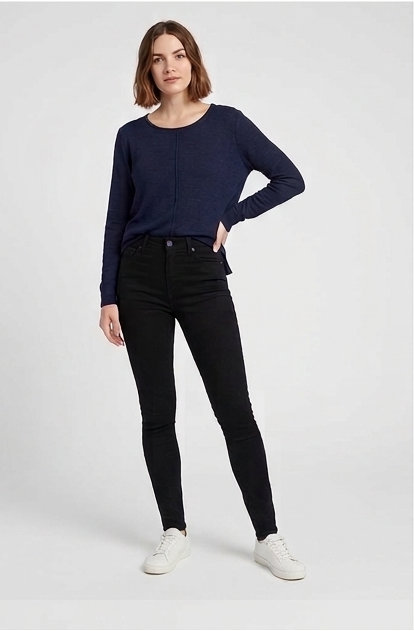 Little Lies Sacha Top - Navy