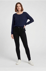 Little Lies Sacha Top - Navy