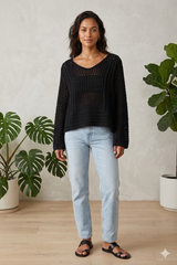Little Lies Crochet Sweater