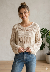 Little Lies Crochet Sweater