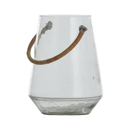 Ripple Glass Lantern 25CM - Pickup In Store Only