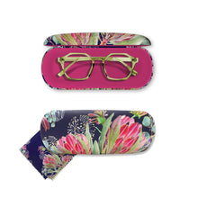Load image into Gallery viewer, Lisa Pollock Glasses Case Gold Blush Beauty
