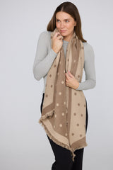 Holiday Life Gallery Scarf - Taupe