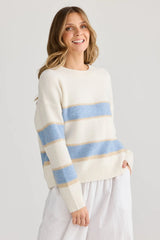 Overboard Knit Jumper – Relaxed Fit Crew Neck Sweater