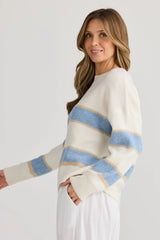 Overboard Knit Jumper – Relaxed Fit Crew Neck Sweater