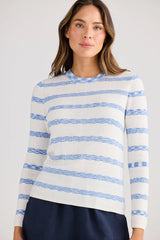 Holiday Bay Knit – Blue Stripe
