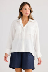 Classic Cotton Shirt - White