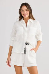 Classic Cotton Shirt - White