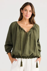 Seaside Top – Olive