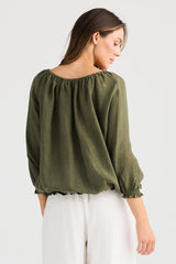 Seaside Top – Olive