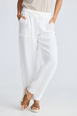 HOLIDAYMarina Pant - White Linen