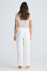 HOLIDAYMarina Pant - White Linen