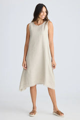 HOLIDAY Miranda Dress Natural Linen