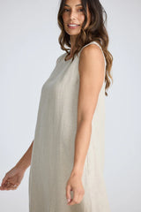 HOLIDAY Miranda Dress Natural Linen