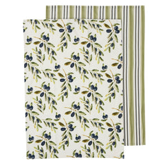 Tea Towel Set of 2 – Olivia Black & Gum