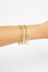 Holiday Anderson Bracelet in Gold, worn on wrist