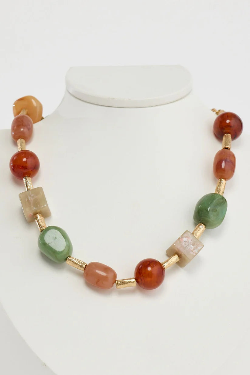 Holiday Life Autumn Necklace Sage