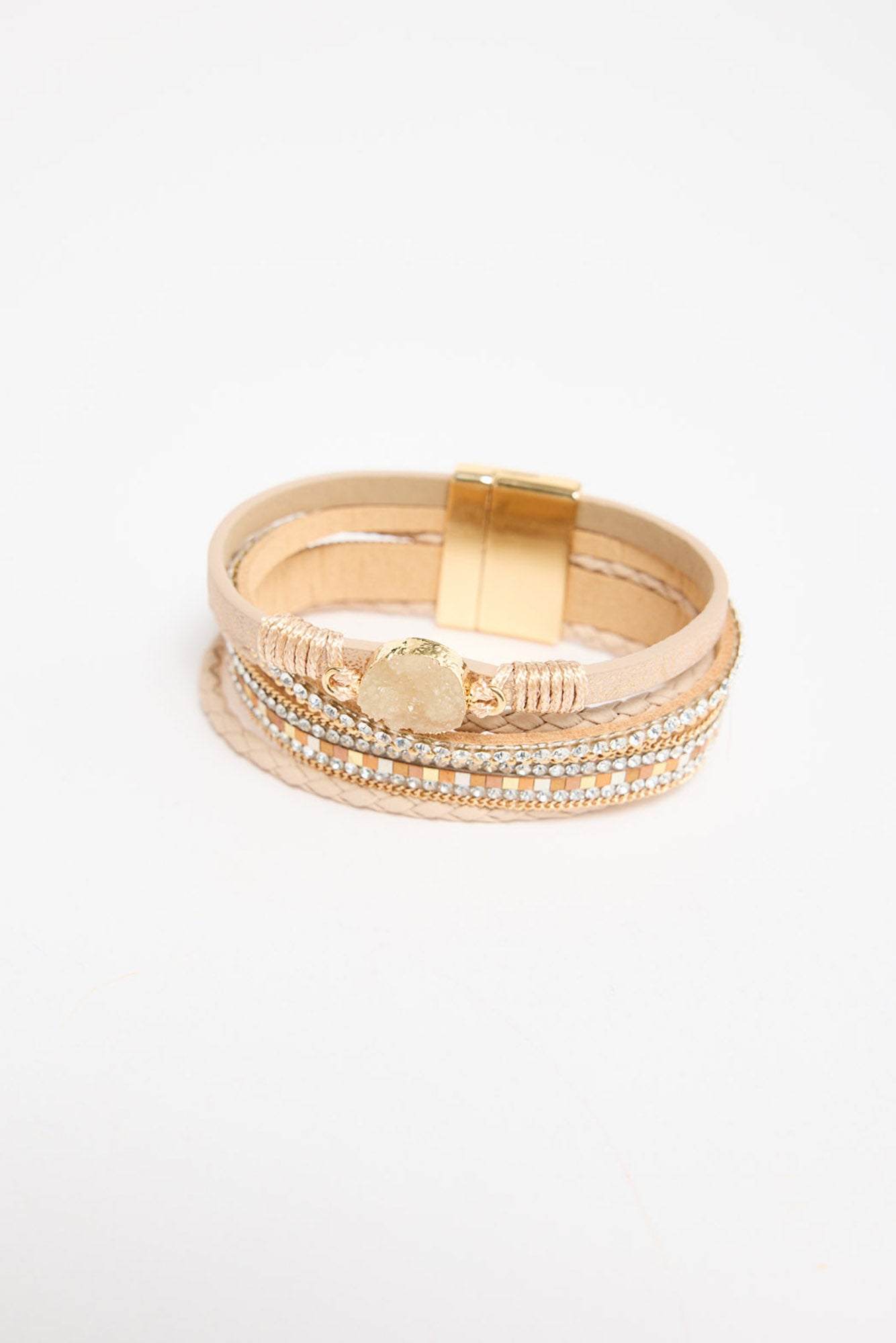 Holiday Kasey Bracelet in Gold, product shot
