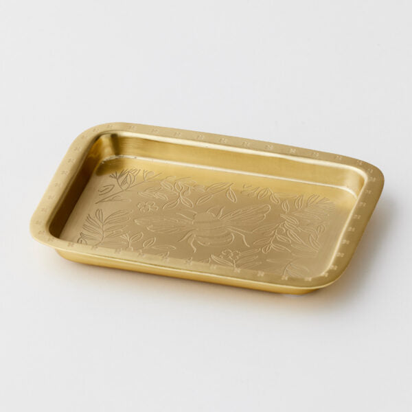 Beebe Tray – Gold-Finished Decorative Tray
