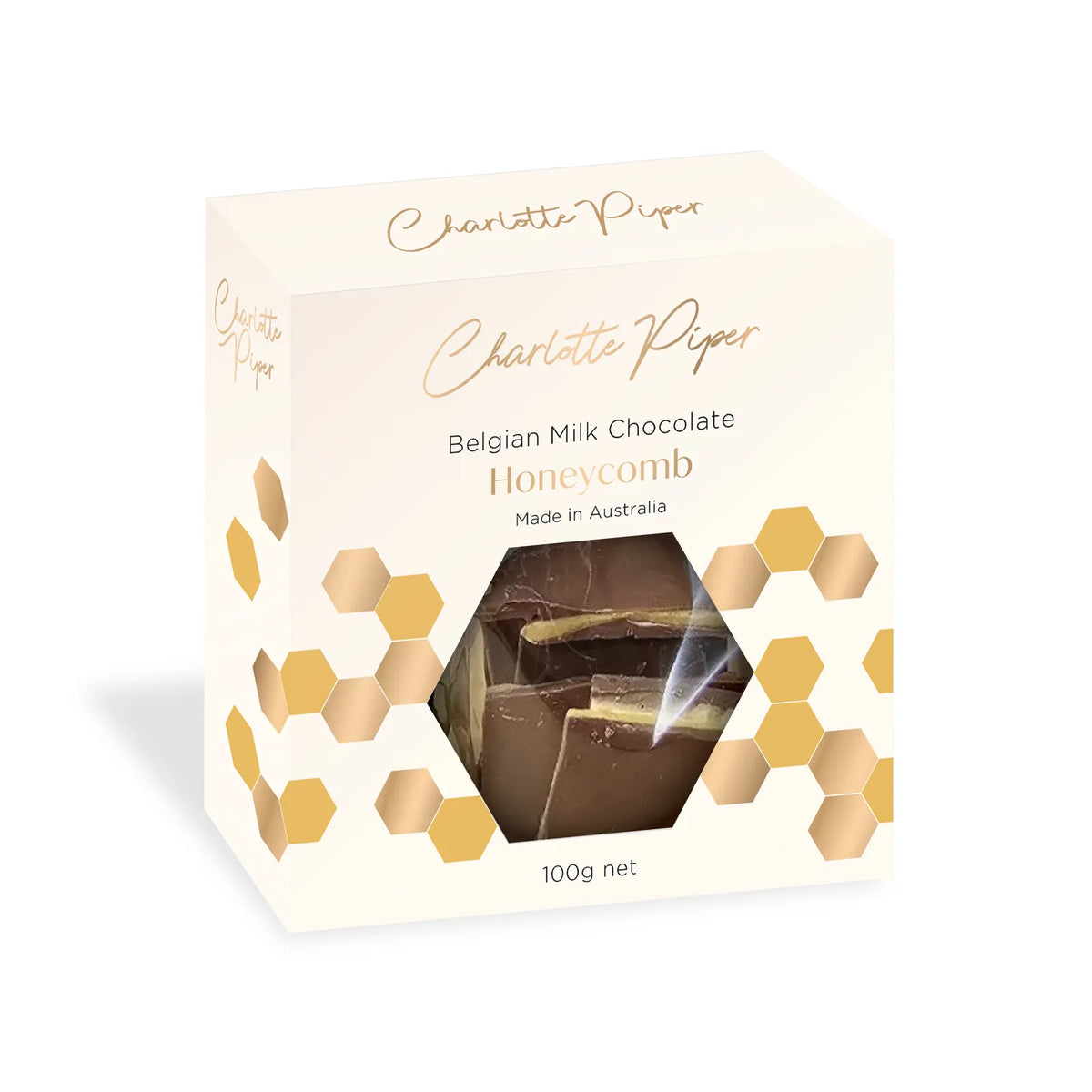 Charlotte Piper Dark Chocolate Honeycomb 80g