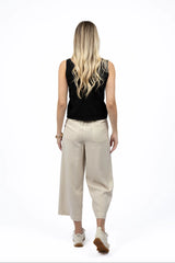 Marley Wide Leg Pants - Latte