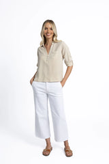 Leni Lyocell Shirt - Latte