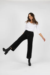 Humidity Fleetwood Jean –  High-Waisted Wide Leg Denim Jeans