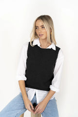 Gale Cotton Knit Vest