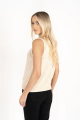 Gale Cotton Knit Vest