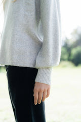 Chantae Jumper – Oversized Mock Roll Neck Knit