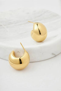 Zafino Hailey Hoop Earrings Gold