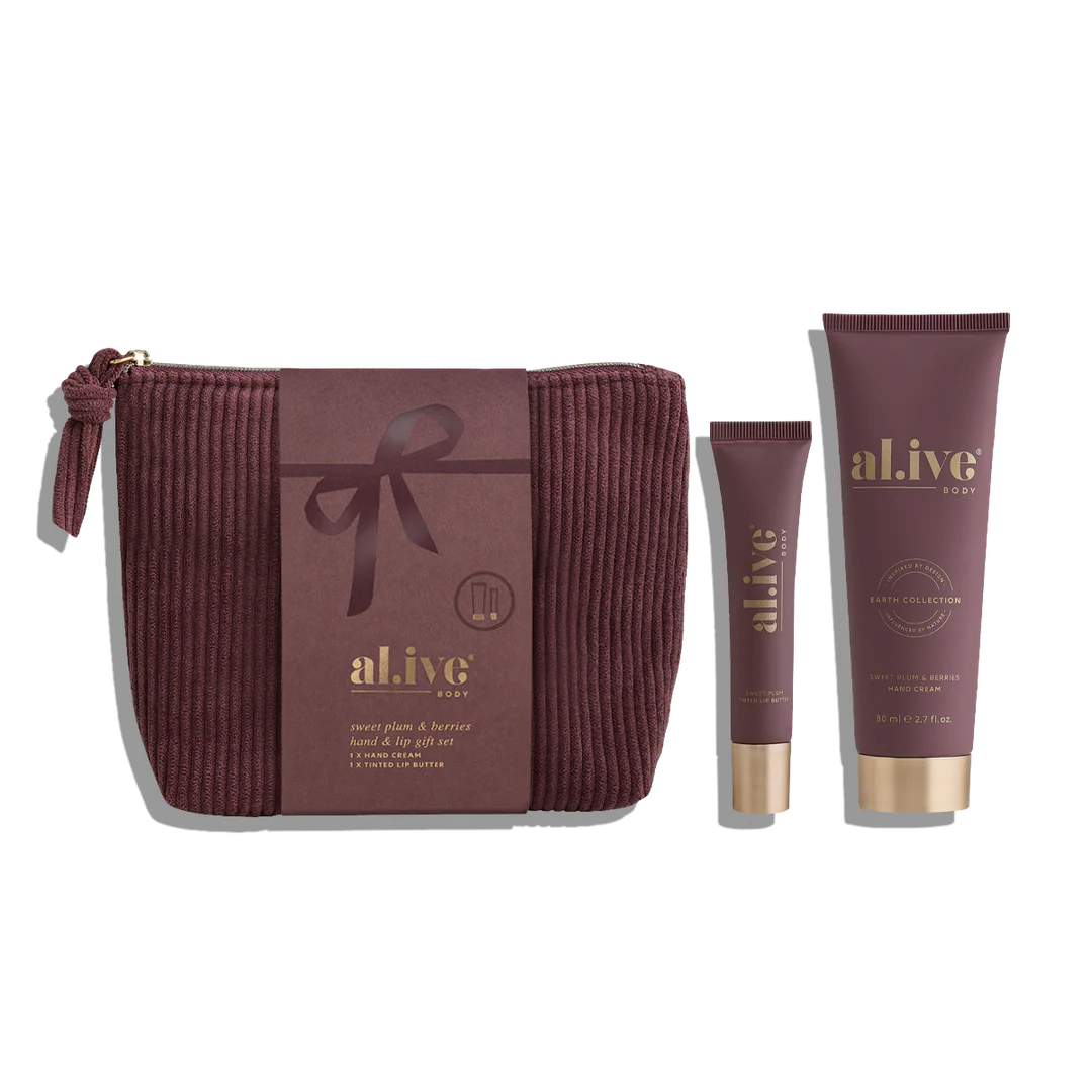 Hand & Lip Gift Set – Sweet Plum & Berries