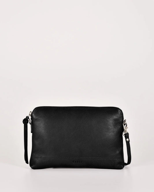 Holly Leather Crossbody Bag Black