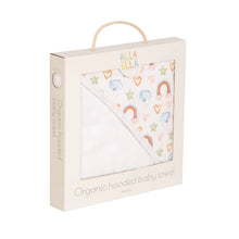 Load image into Gallery viewer, All 4 Ella Organic Hooded Towel Rainbow Dreams