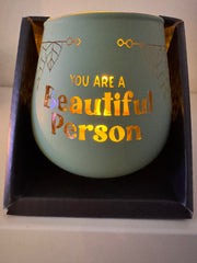 Luxe Mirror Glass Candle – Beautiful Person Decorative Candle