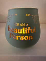 Luxe Mirror Glass Candle – Beautiful Person Decorative Candle