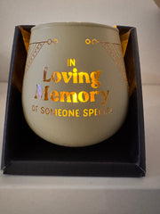 Luxe Mirror Glass Candle – Loving Memory Decorative Candle