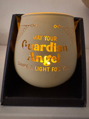 Luxe Mirror Glass Candle – Guardian Angel Decorative Candle