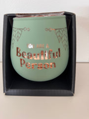 Luxe Mirror Glass Candle – Beautiful Person Decorative Candle