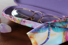 Lisa Pollock Glasses Case - Delightful Dragonfly