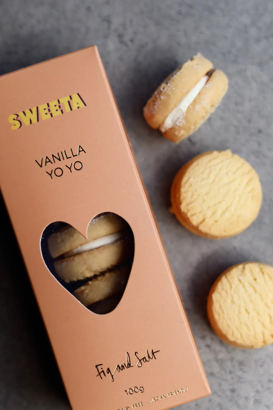 Vanilla Yoyo Biscuits 100g