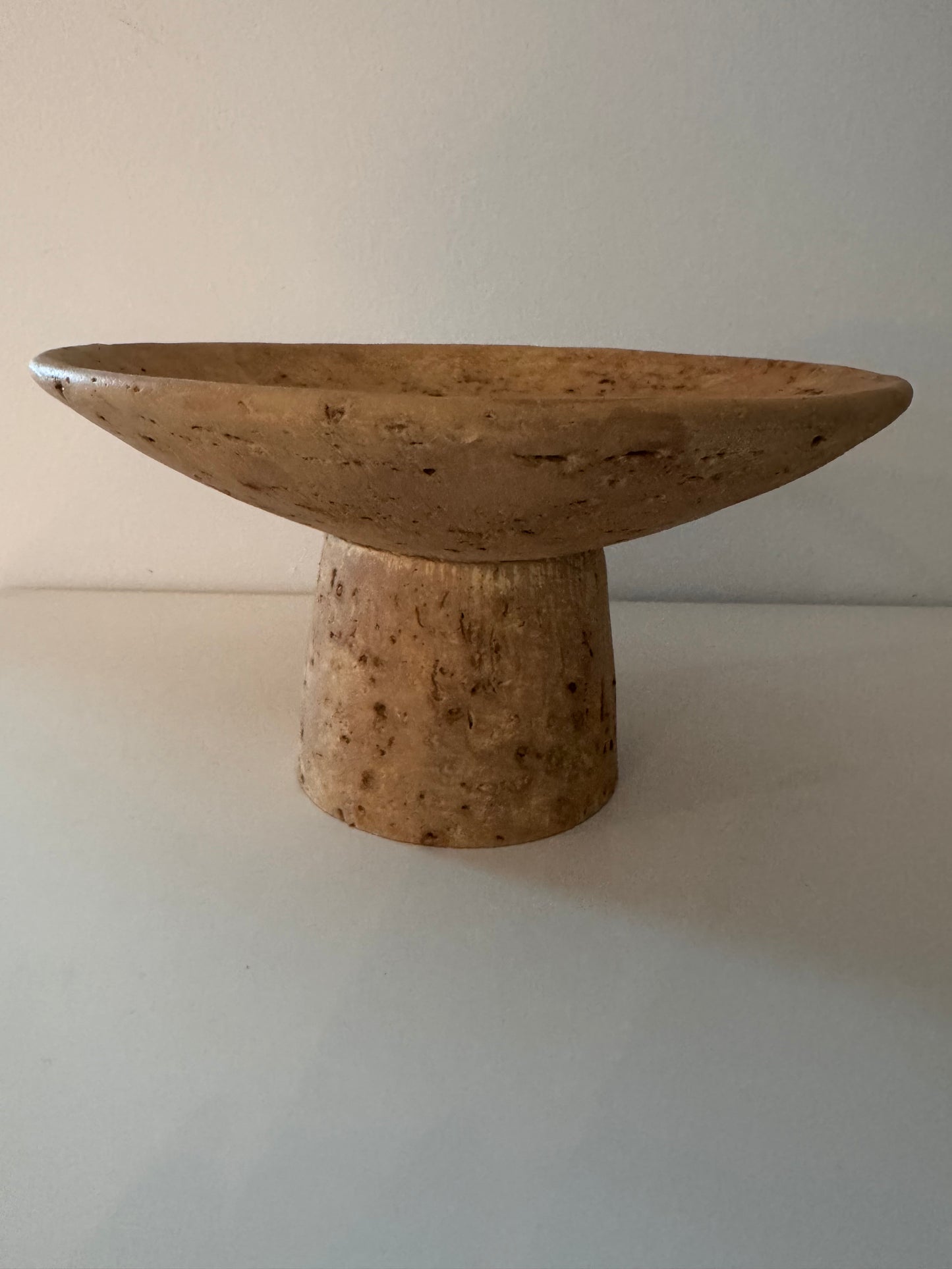 Harcourt Natural Beige Centerpiece Bowl - Small